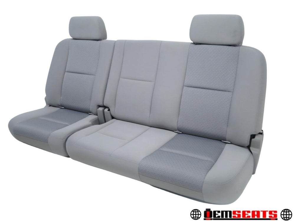 Gmc Chevy Silverado Sierra Extended Cab Cloth Rear Seat 2007 2008 2009 2010 2011 2012 2013 | Picture # 1 | OEM Seats
