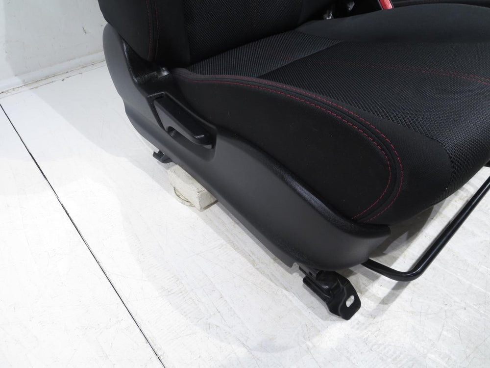 2008 - 2014 Subaru Impreza WRX Black Cloth Front Seats #347i | Picture # 7 | OEM Seats