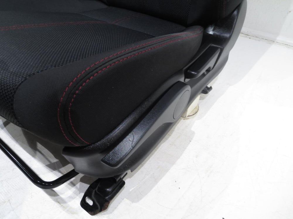 2008 - 2014 Subaru Impreza WRX Black Cloth Front Seats #347i | Picture # 8 | OEM Seats