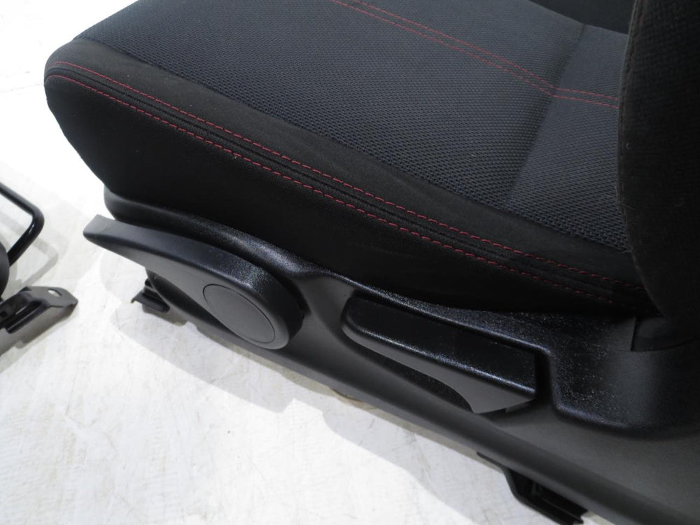 2008 - 2014 Subaru Impreza WRX Black Cloth Front Seats #347i | Picture # 10 | OEM Seats