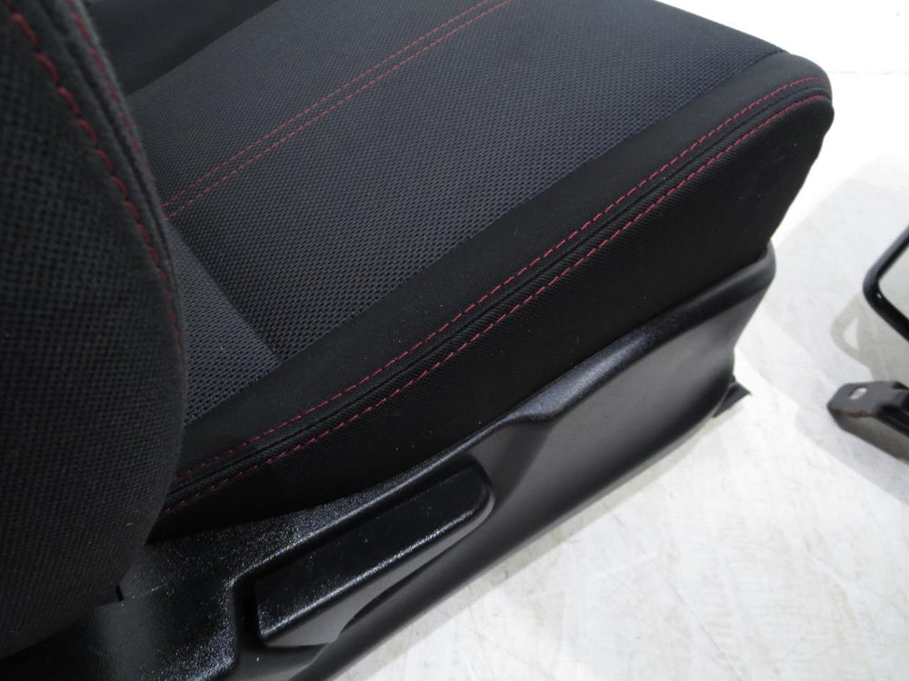 2008 - 2014 Subaru Impreza WRX Black Cloth Front Seats #347i | Picture # 9 | OEM Seats