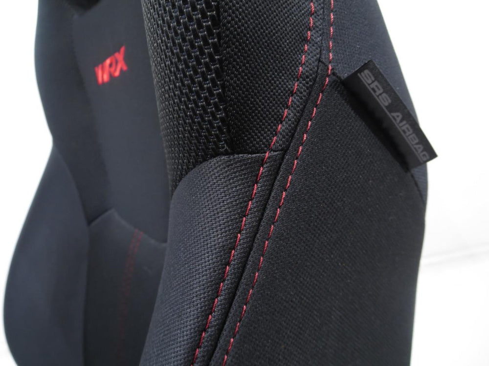 2008 - 2014 Subaru Impreza WRX Black Cloth Front Seats #347i | Picture # 12 | OEM Seats