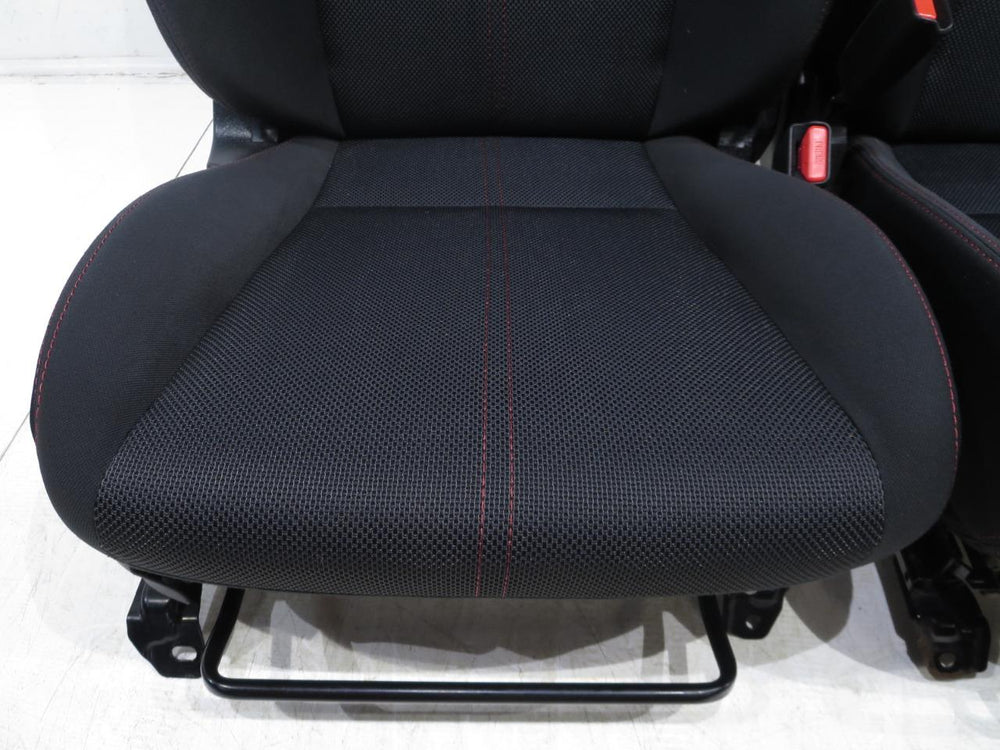 2008 - 2014 Subaru Impreza WRX Black Cloth Front Seats #347i | Picture # 3 | OEM Seats