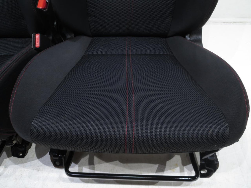 2008 - 2014 Subaru Impreza WRX Black Cloth Front Seats #347i | Picture # 4 | OEM Seats