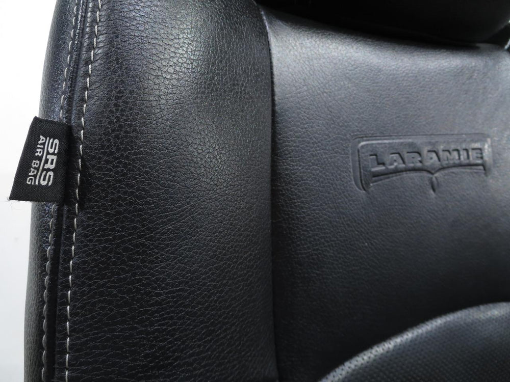 2009 - 2018 Dodge Ram 1500 2500 Laramie Black Leather Seats Heat A/C #348i | Picture # 12 | OEM Seats