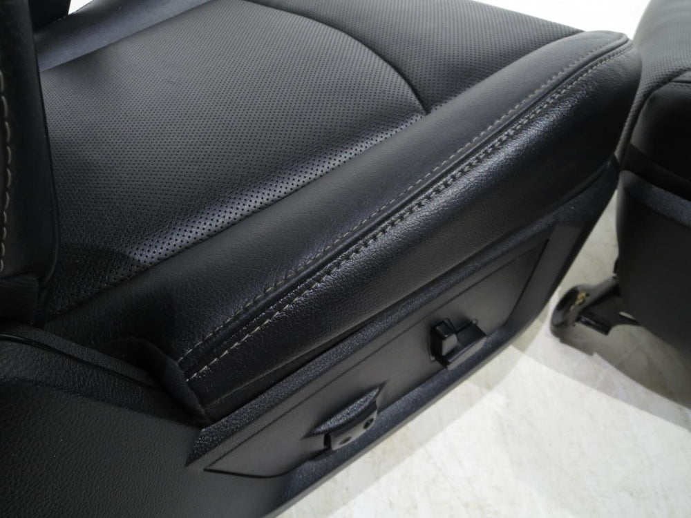 2009 - 2018 Dodge Ram 1500 2500 Laramie Black Leather Seats Heat A/C #348i | Picture # 9 | OEM Seats