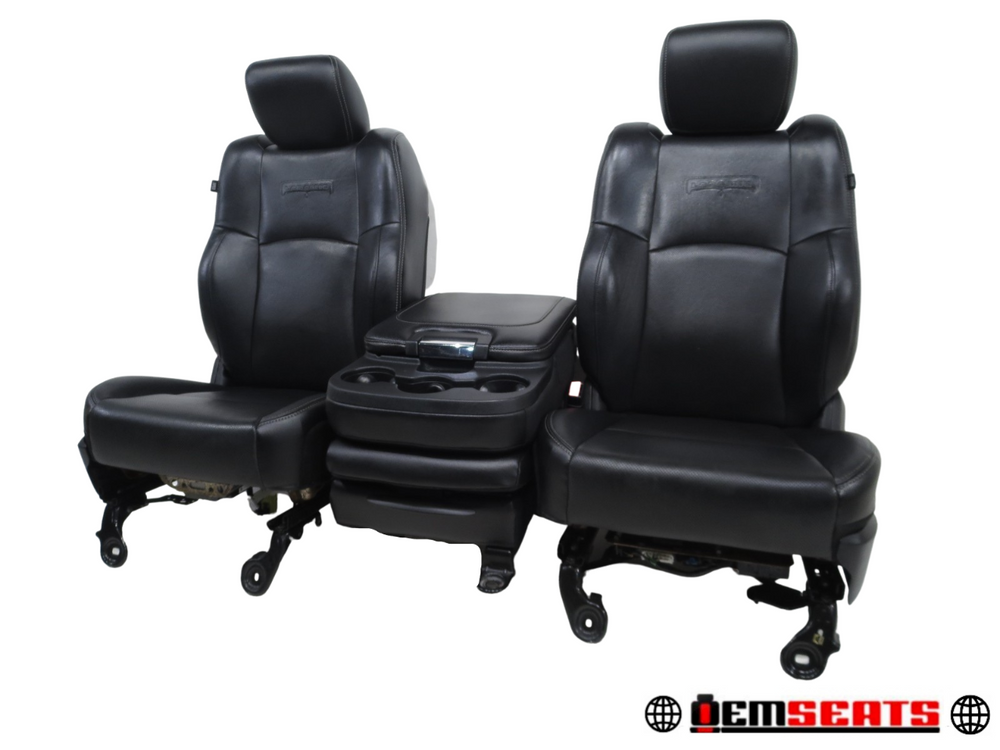 2009 - 2018 Dodge Ram 1500 2500 Laramie Black Leather Seats Heat A/C #348i | Picture # 1 | OEM Seats