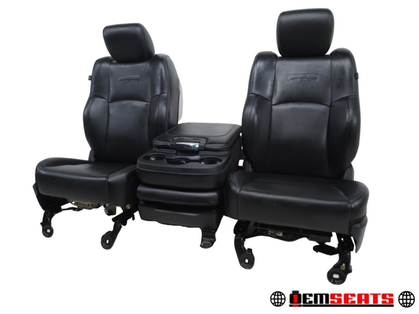 2009 - 2018 Dodge Ram Seats Black Leather #348i