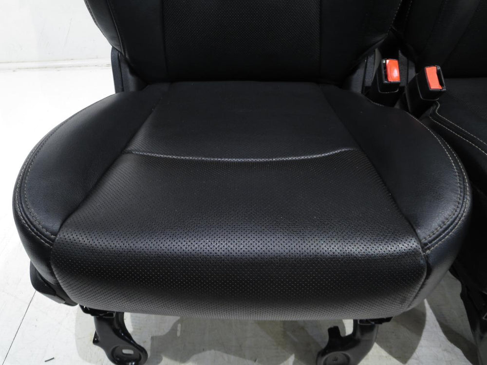 2009 - 2018 Dodge Ram 1500 2500 Laramie Black Leather Seats Heat A/C #348i | Picture # 3 | OEM Seats