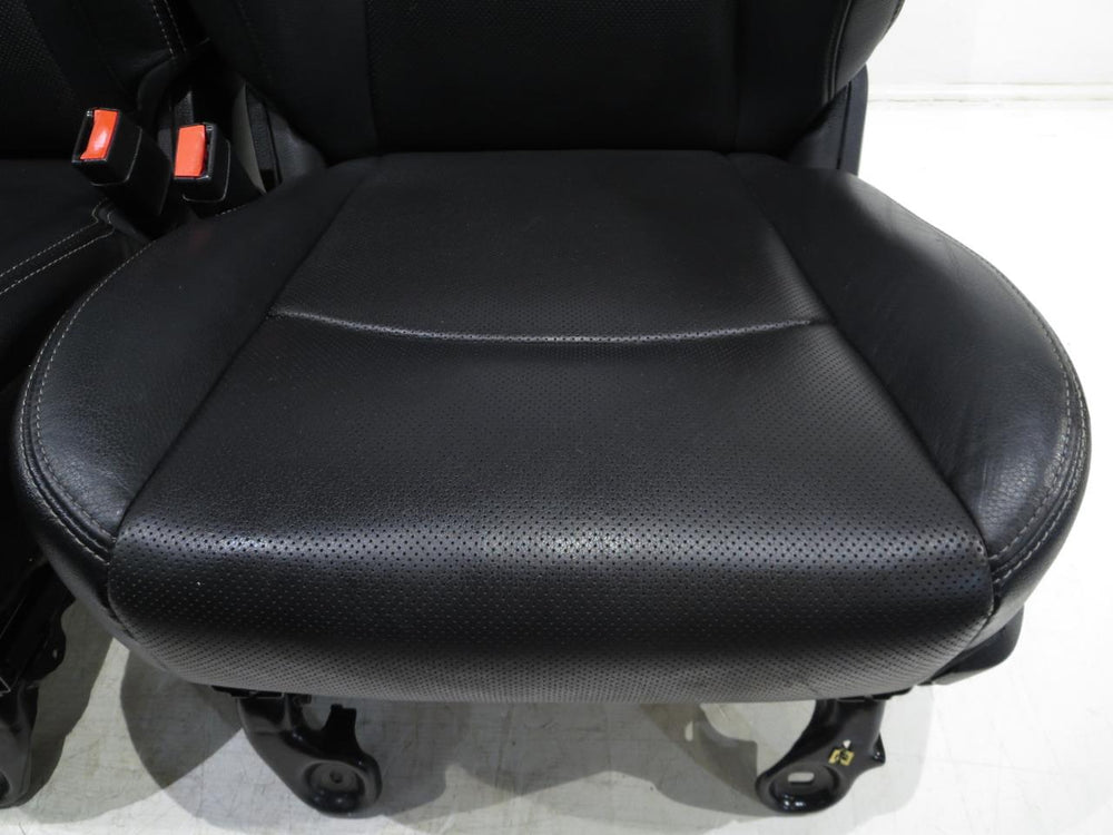 2009 - 2018 Dodge Ram 1500 2500 Laramie Black Leather Seats Heat A/C #348i | Picture # 4 | OEM Seats