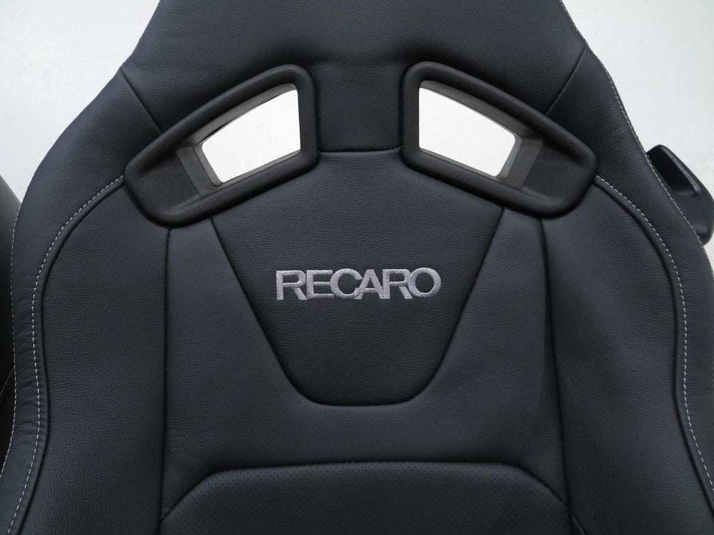 2015 - 2020 Ford Mustang Recaro OEM Black Leather Seats | Picture # 12 | OEM Seats