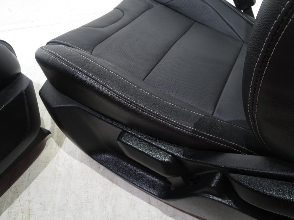2015 - 2020 Ford Mustang Recaro OEM Black Leather Seats | Picture # 10 | OEM Seats