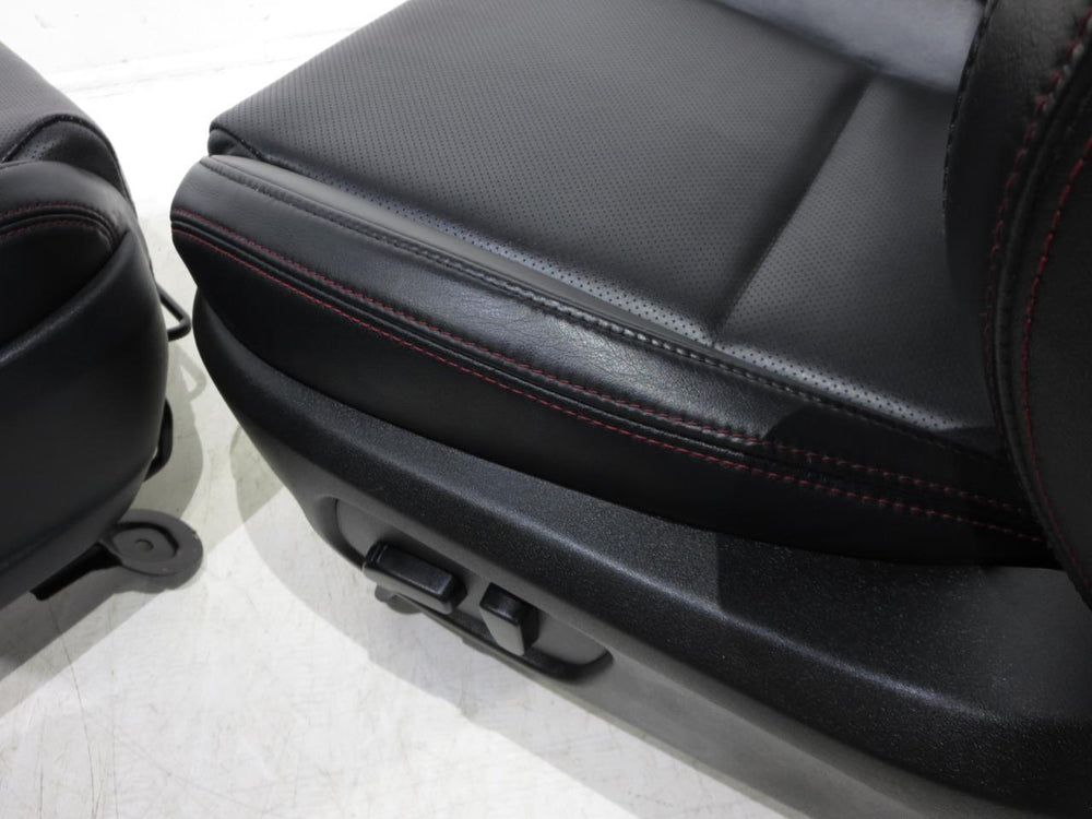 2015 - 2021 Subaru WRX Black Sport Leather Front Seats #356i | Picture # 8 | OEM Seats