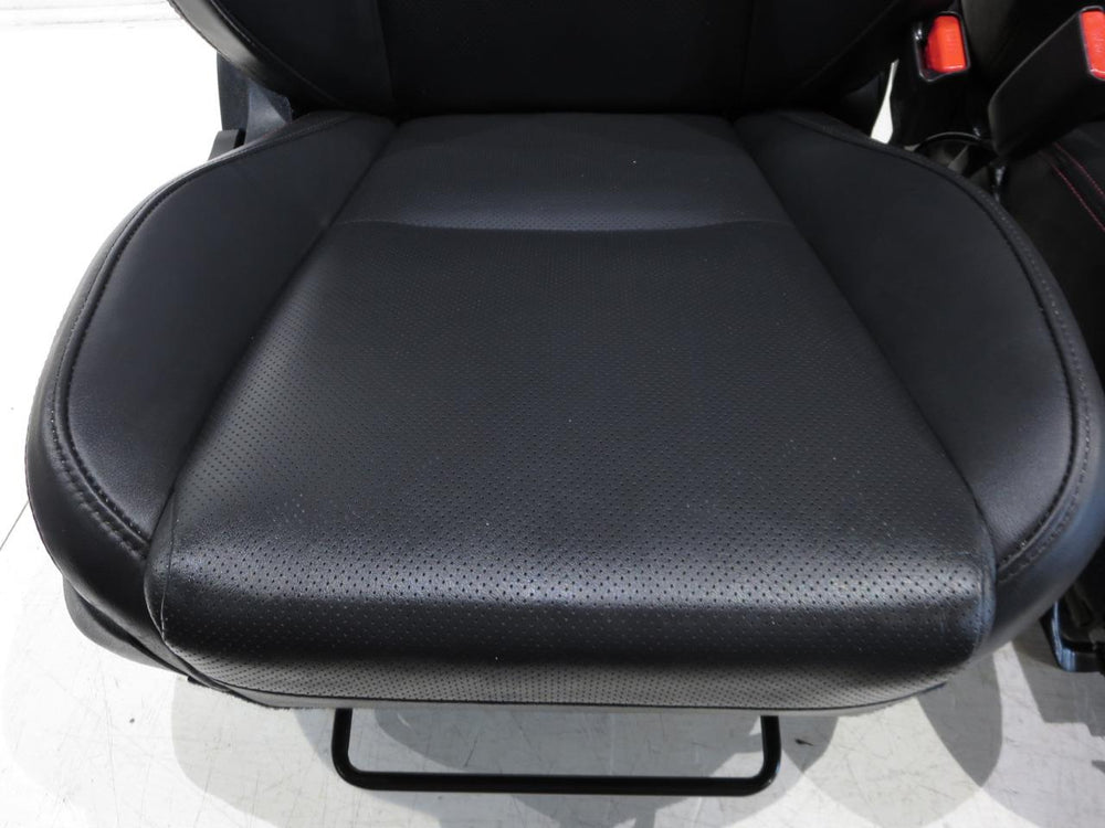 2015 - 2021 Subaru WRX Black Sport Leather Front Seats #356i | Picture # 3 | OEM Seats