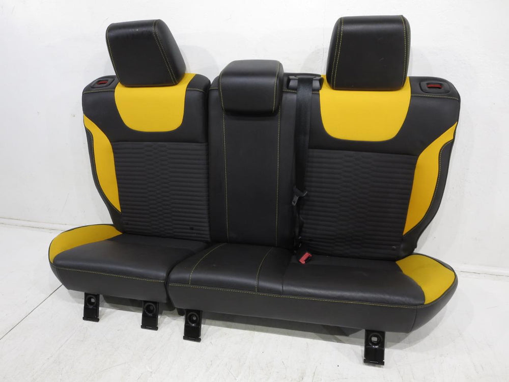 2011 - 2018 Ford Focus OEM Recaro Front and Rear Tangerine Yellow Seats #357i | Picture # 21 | OEM Seats