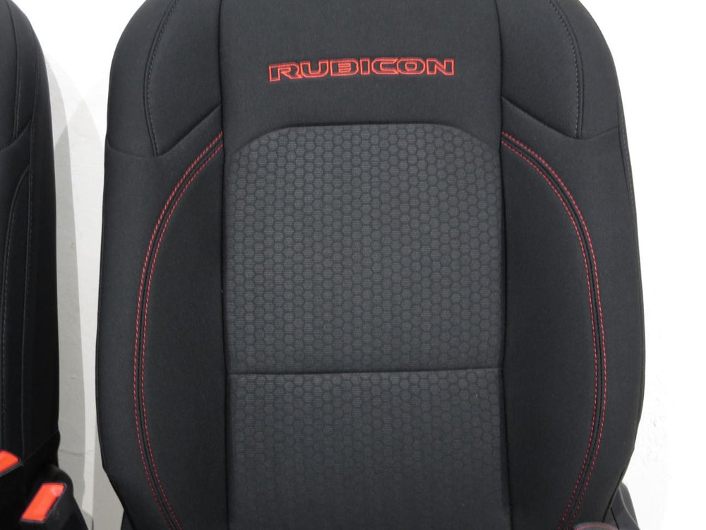 2018 - 2024 Jeep JL/JT Wrangler Gladiator Rubicon OEM Front Seats #361i | Picture # 4 | OEM Seats