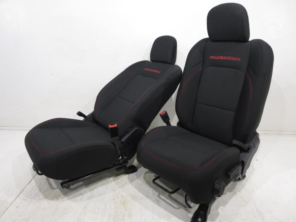 2018 - 2024 Jeep JL/JT Wrangler Gladiator Rubicon OEM Front Seats #361i | Picture # 17 | OEM Seats