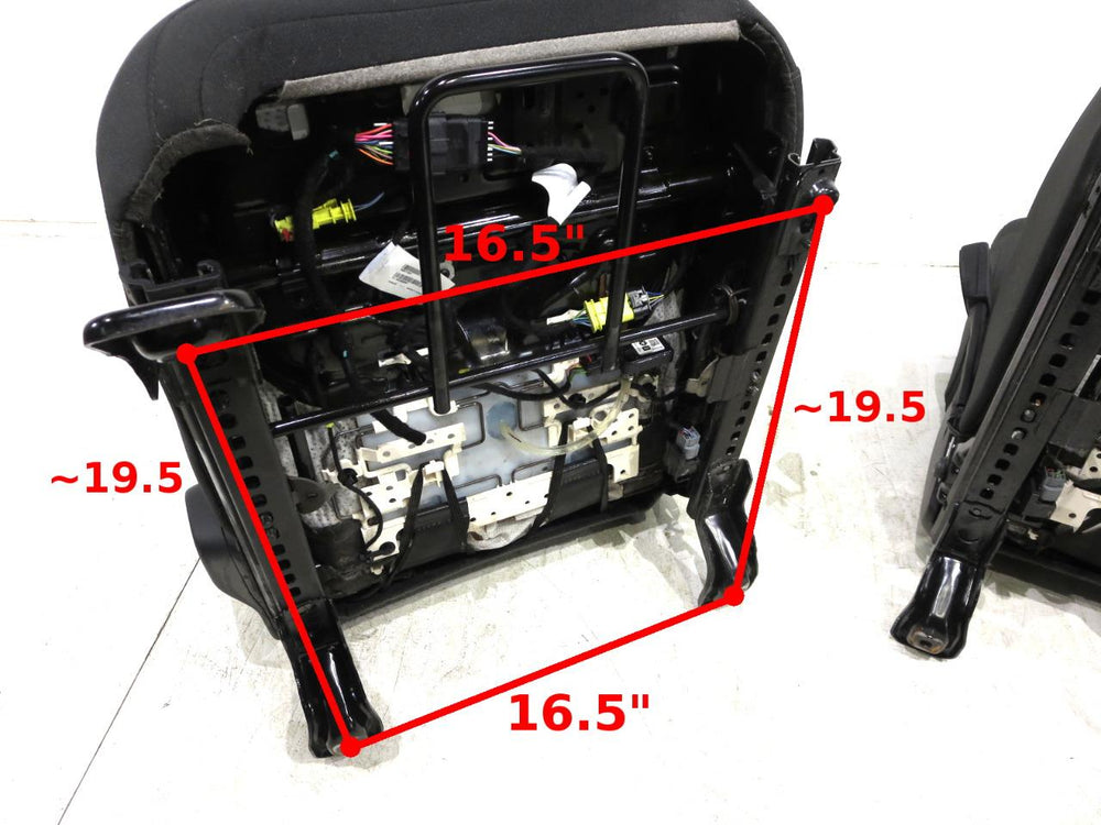 2018 - 2024 Jeep JL/JT Wrangler Gladiator Rubicon OEM Front Seats #361i | Picture # 21 | OEM Seats