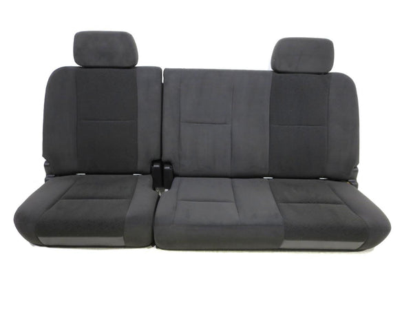 2009 Black GMC Sierra Rear Seat