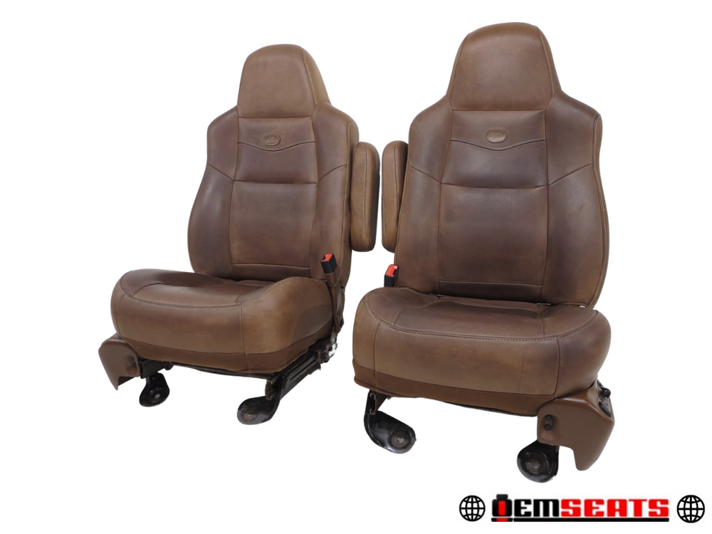 1999 - 2007 Ford F250 Super Duty King Ranch Leather Seats #5911 | Picture # 1 | OEM Seats