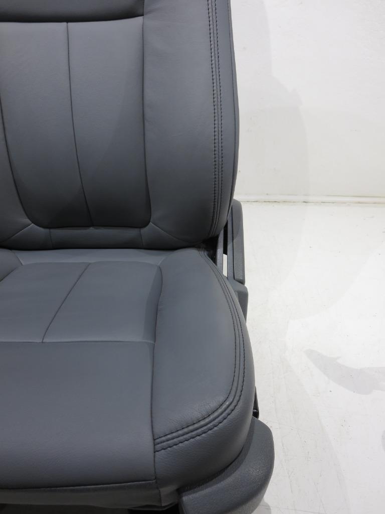 Ford F150 F-150 Oem Grey Leather Seats 2009 2010 2011 2012 2013 2014 | Picture # 6 | OEM Seats