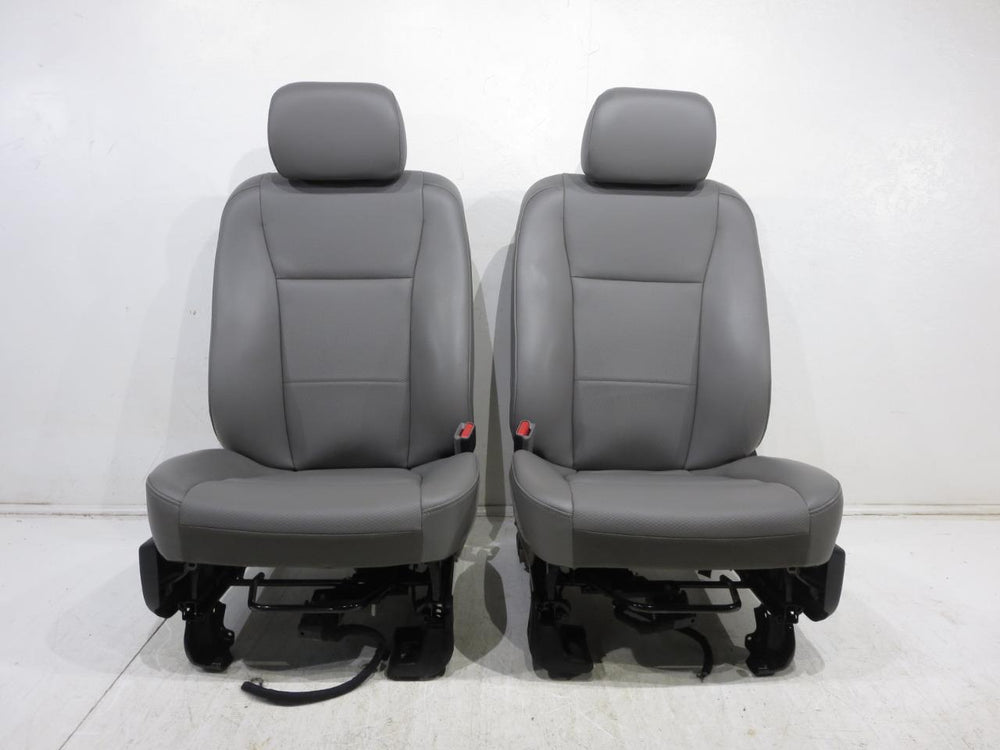 Ford F-150 Super Duty Crew Cab Vinyl Front Seats 2015 2016 2017 2018 2019 2020 | Picture # 21 | OEM Seats