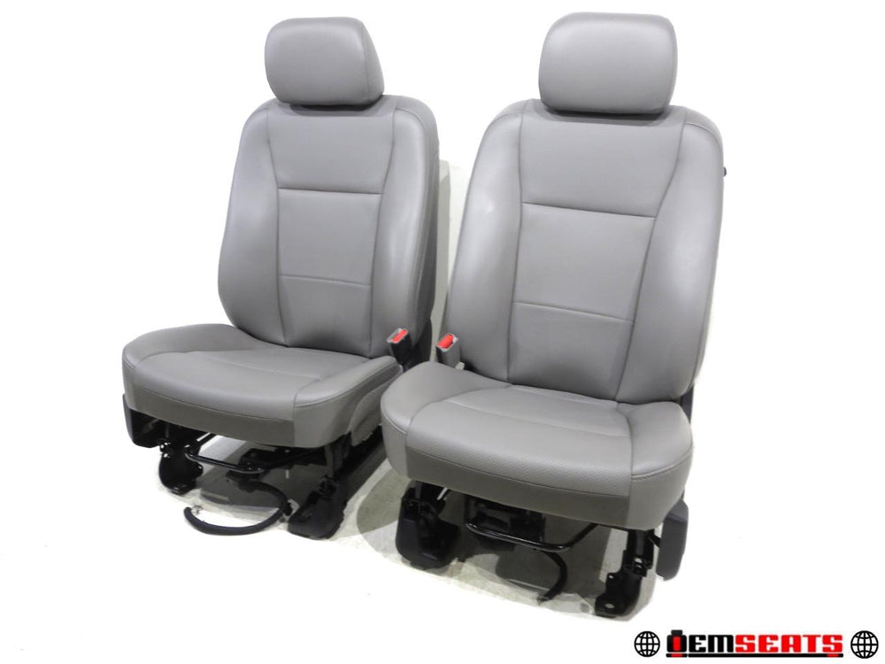 Ford F-150 Super Duty Crew Cab Vinyl Front Seats 2015 2016 2017 2018 2019 2020 | Picture # 1 | OEM Seats