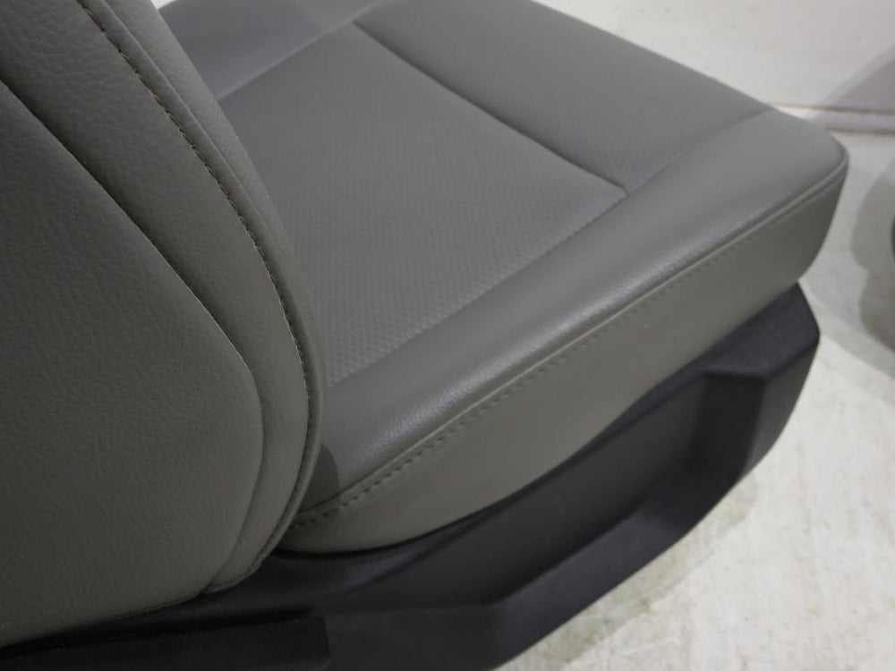 Ford F-150 Super Duty Crew Cab Vinyl Front Seats 2015 2016 2017 2018 2019 2020 | Picture # 9 | OEM Seats