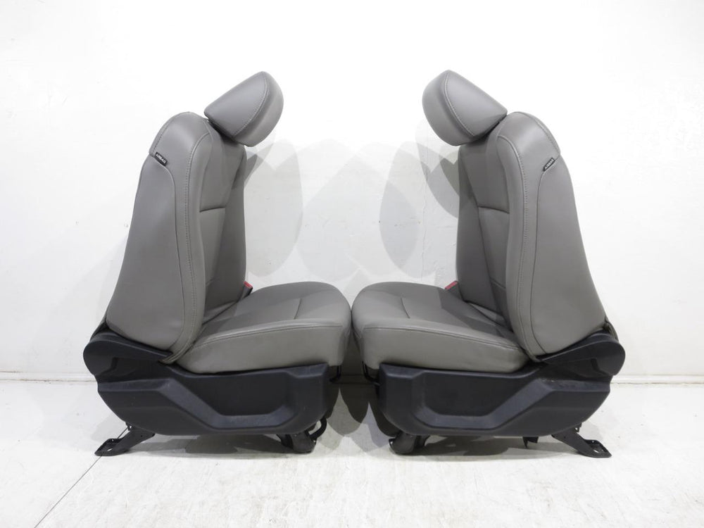 Ford F-150 Super Duty Crew Cab Vinyl Front Seats 2015 2016 2017 2018 2019 2020 | Picture # 15 | OEM Seats