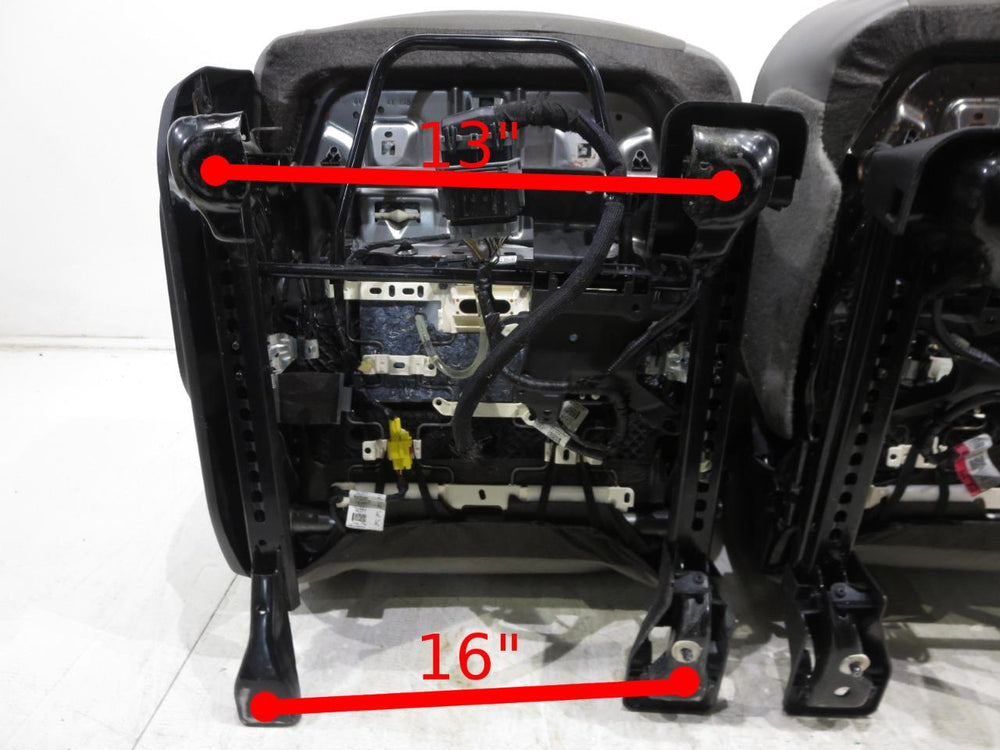Ford F-150 Super Duty Crew Cab Vinyl Front Seats 2015 2016 2017 2018 2019 2020 | Picture # 19 | OEM Seats