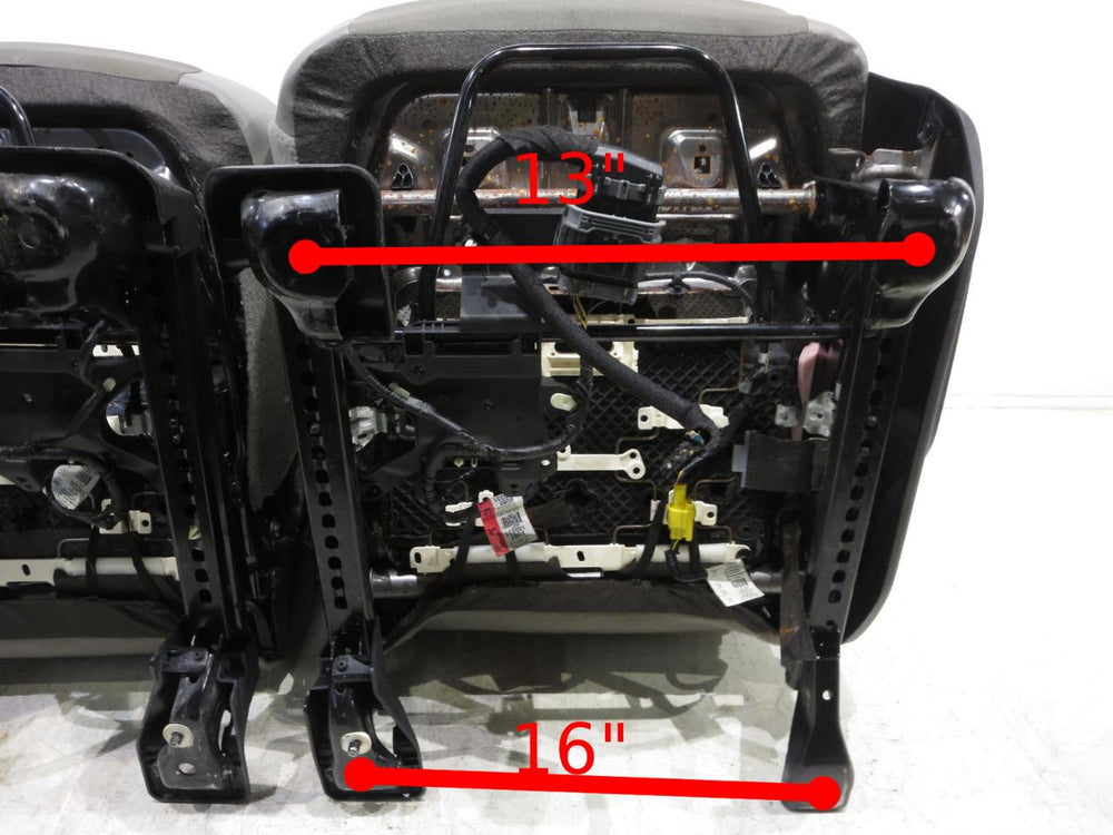 Ford F-150 Super Duty Crew Cab Vinyl Front Seats 2015 2016 2017 2018 2019 2020 | Picture # 20 | OEM Seats