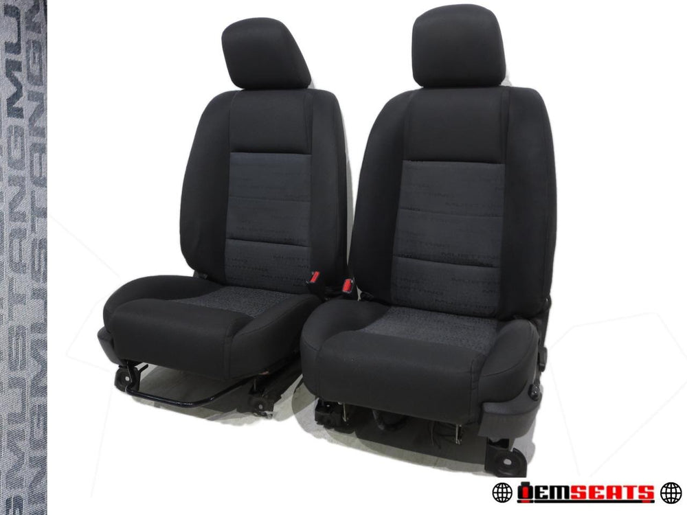 Ford Mustang Oem Black Cloth Front Seats 2005 2006 2007 2008 2009 | Picture # 1 | OEM Seats