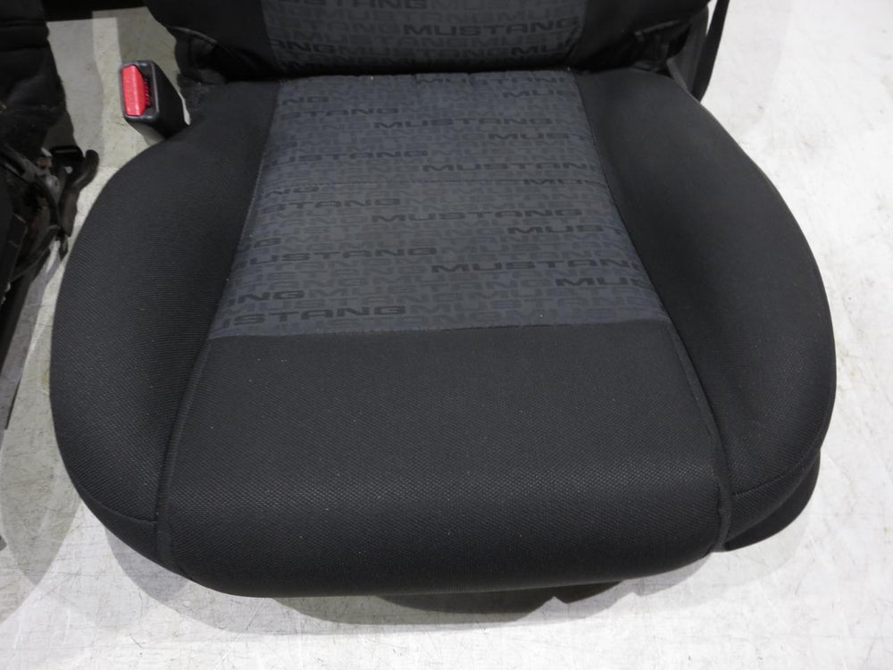 Ford Mustang Oem Black Cloth Front Seats 2005 2006 2007 2008 2009 | Picture # 4 | OEM Seats