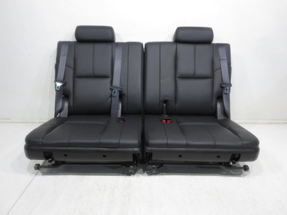 2007 - 2014 GM Tahoe Suburban Escalade Yukon Black Leather 3rd Row Seat #406i | Picture # 18 | OEM Seats