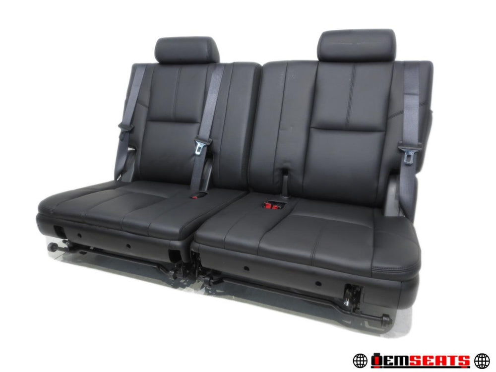 2007 - 2014 GM Tahoe Suburban Escalade Yukon Black Leather 3rd Row Seat #406i | Picture # 1 | OEM Seats