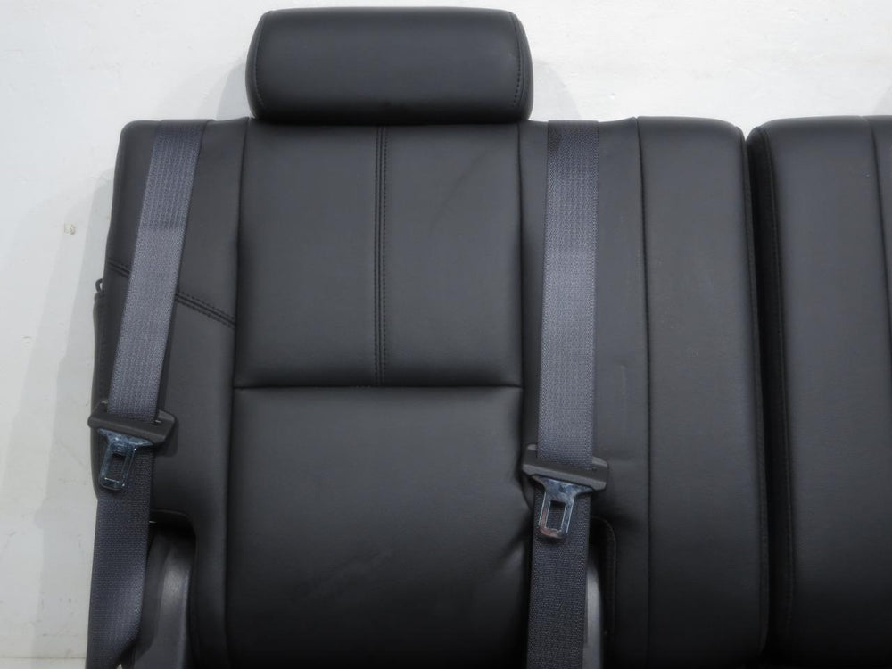 2007 - 2014 GM Tahoe Suburban Escalade Yukon Black Leather 3rd Row Seat #406i | Picture # 3 | OEM Seats