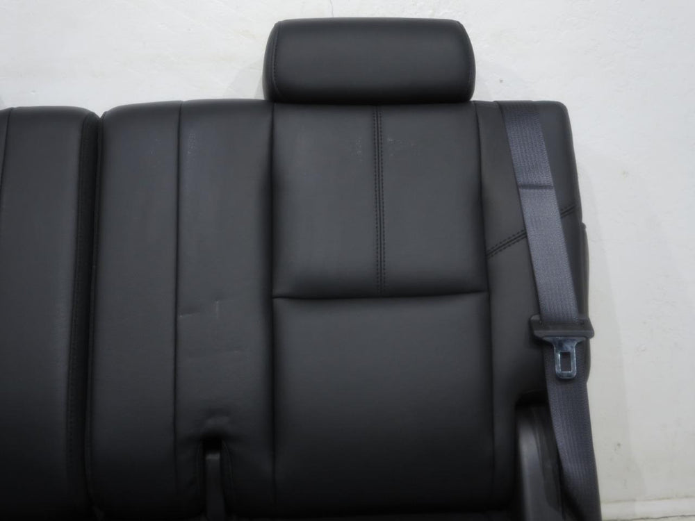 2007 - 2014 GM Tahoe Suburban Escalade Yukon Black Leather 3rd Row Seat #406i | Picture # 4 | OEM Seats