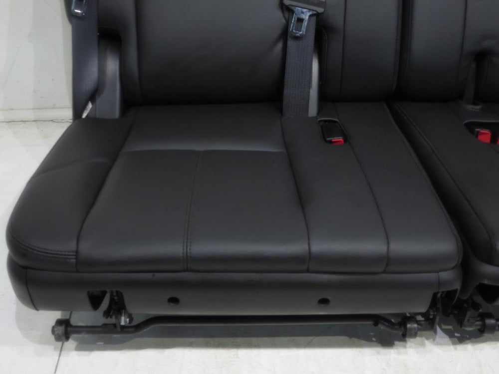 2007 - 2014 GM Tahoe Suburban Escalade Yukon Black Leather 3rd Row Seat #406i | Picture # 5 | OEM Seats