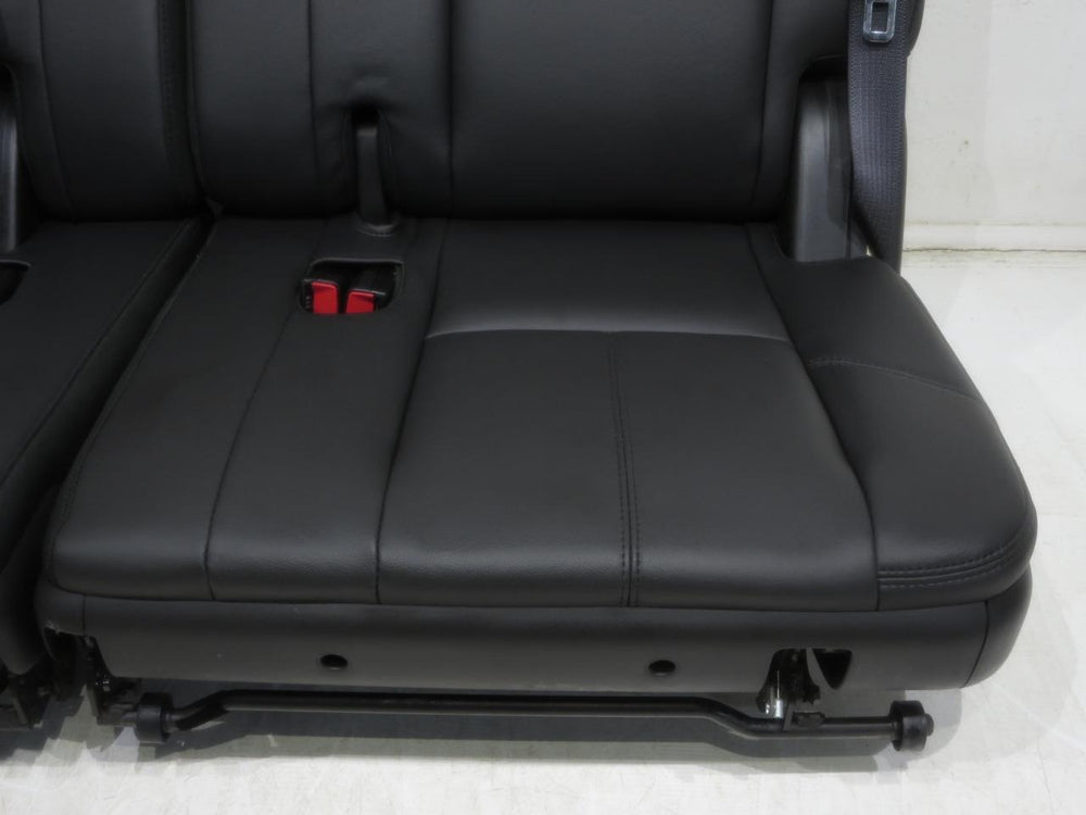 2007 - 2014 GM Tahoe Suburban Escalade Yukon Black Leather 3rd Row Seat #406i | Picture # 6 | OEM Seats