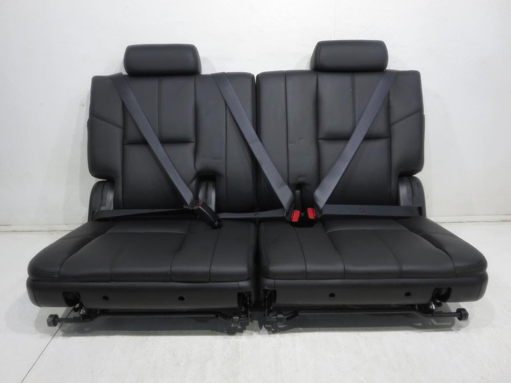 2007 - 2014 GM Tahoe Suburban Escalade Yukon Black Leather 3rd Row Seat #406i | Picture # 9 | OEM Seats