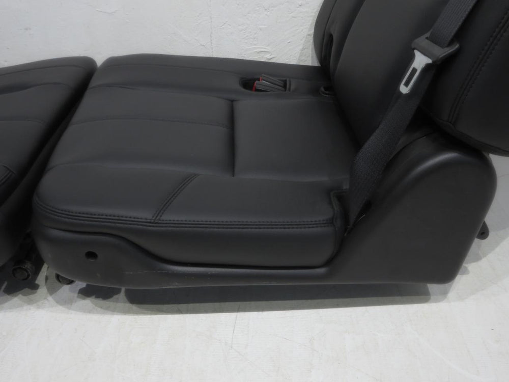 2007 - 2014 GM Tahoe Suburban Escalade Yukon Black Leather 3rd Row Seat #406i | Picture # 8 | OEM Seats