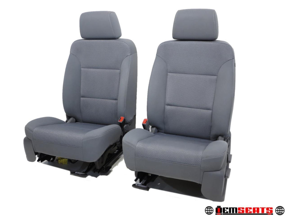 Chevy Silverado Gmc Sierra Oem Gray Cloth Seats 2014 2015 2016 2017 2018 ' | Picture # 1 | OEM Seats