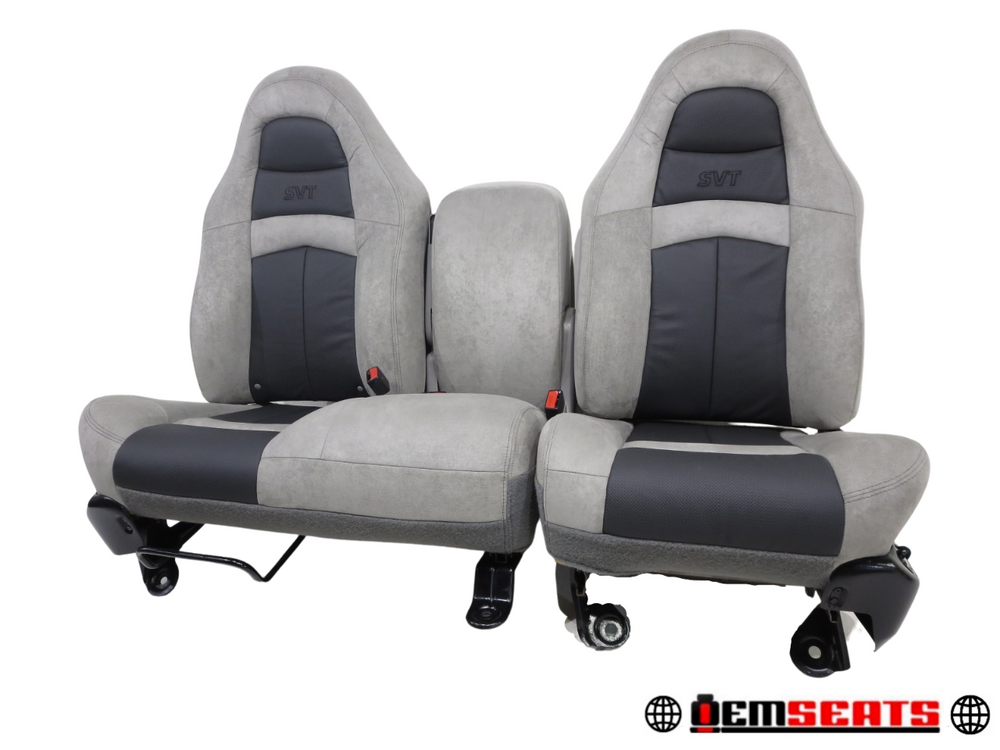 New Ford F-150 F150 Svt Lightning Oem Seats Leather Unisuede 1997 1998 1999 2000 2001 2002 2003 | Picture # 2 | OEM Seats