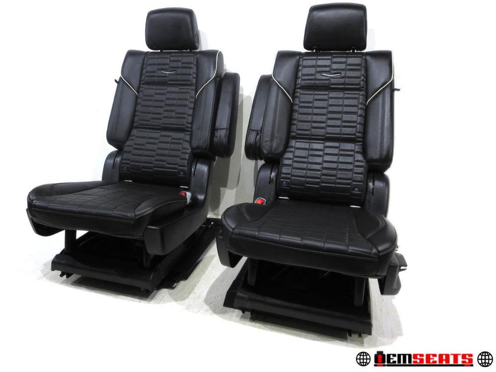 2019 - 2024 Cadillac Escalade Platinum Black Leather 2nd Row Bucket Seats | Picture # 1 | OEM Seats