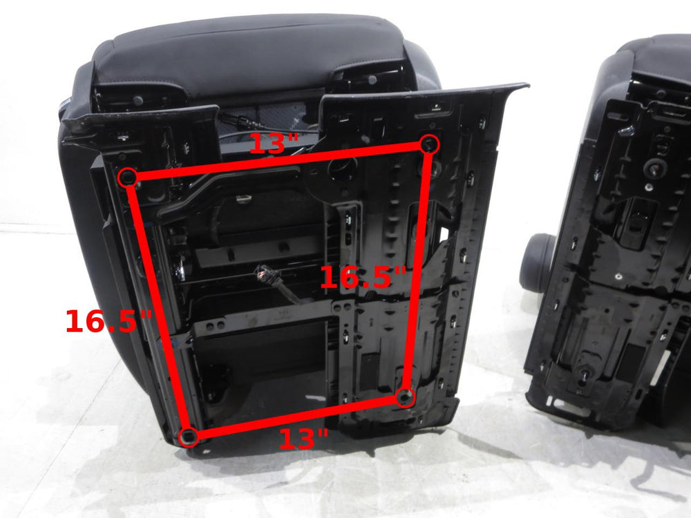 2019 - 2024 Cadillac Escalade Premium Black Leather 2nd Row Bucket Seats | Picture # 21 | OEM Seats