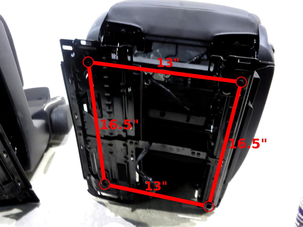 2019 - 2024 Cadillac Escalade Premium Black Leather 2nd Row Bucket Seats | Picture # 22 | OEM Seats