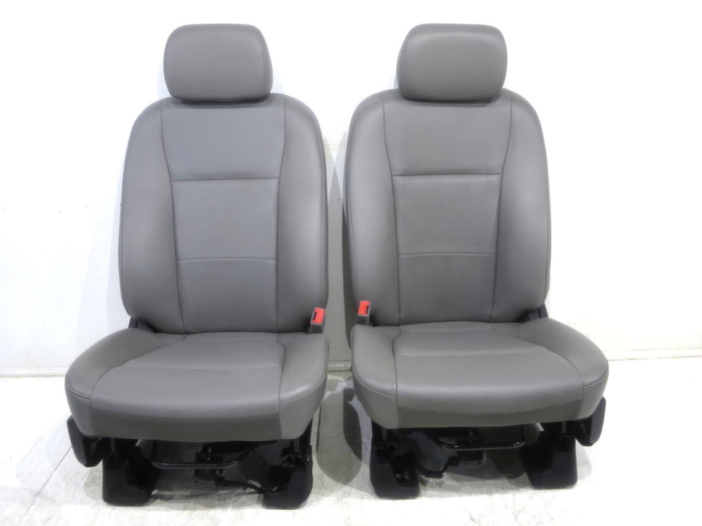 Ford F-150 Super Duty Crew Cab Vinyl Front Seats 2015 2016 2017 2018 2019 2020 | Picture # 13 | OEM Seats