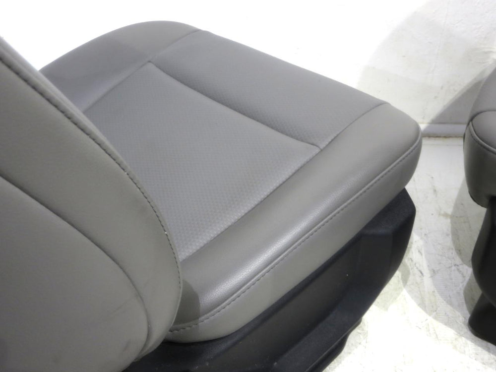 Ford F-150 Super Duty Crew Cab Vinyl Front Seats 2015 2016 2017 2018 2019 2020 | Picture # 11 | OEM Seats