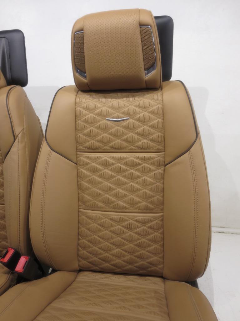 Cadillac Escalade Sport Oem Brandy Leather Heat Air Conditioned Seats 2021 2022 | Picture # 6 | OEM Seats