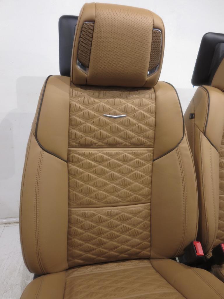 Cadillac Escalade Sport Oem Brandy Leather Heat Air Conditioned Seats 2021 2022 | Picture # 5 | OEM Seats